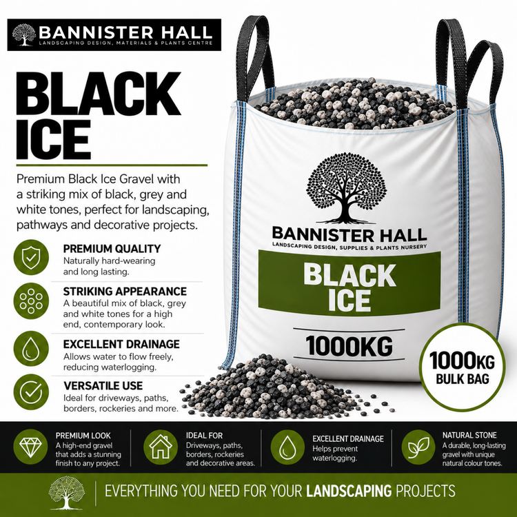 Black Ice?Decorative Chippings 20mm