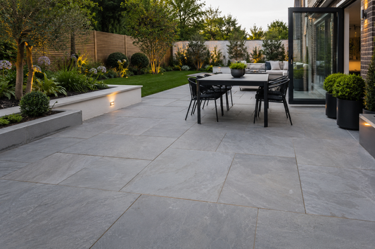 Kandla Grey Sandstone Paving | 900x600x22mm Calibrated