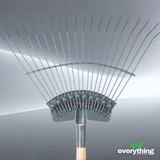 Carbon Steel Leaf Collector Lawn Rake 1730mm by Silverline 235803