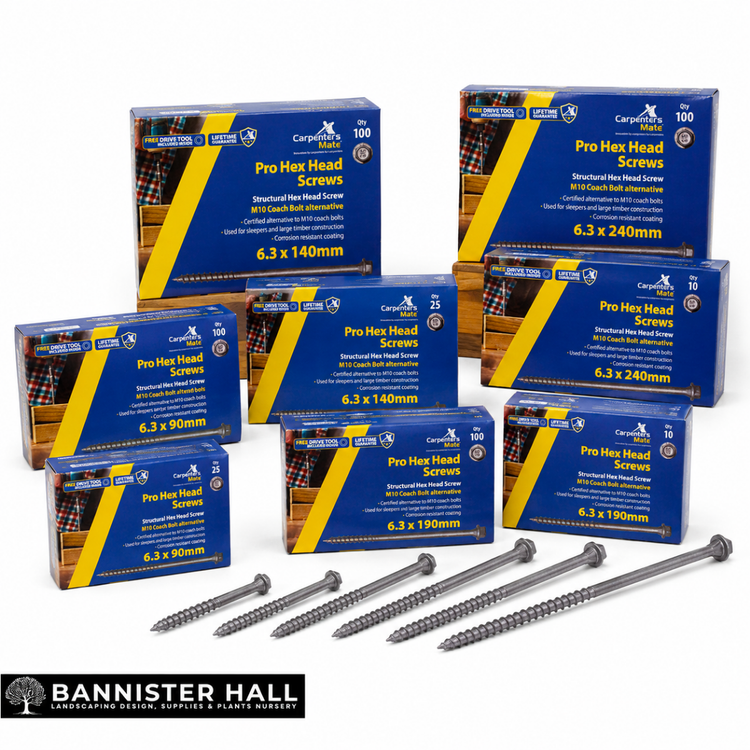 Carpenters Mate Hex Head Screws
