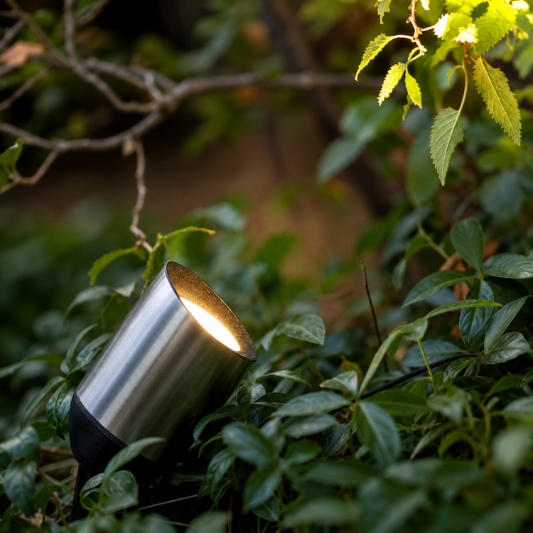 Fenor 1.5W Steel Spotlight LUDECO