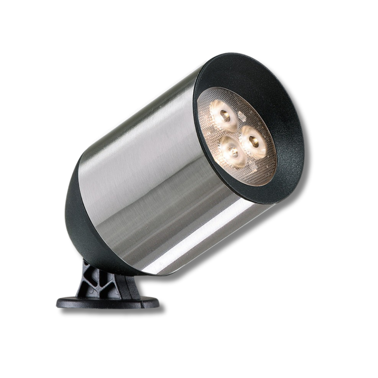 Fenor 1.5W Steel Spotlight LUDECO