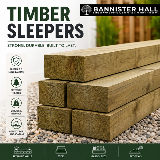 Timber Sleepers Brown - Standard Edge
